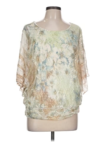 Brittany Black Short Sleeve Blouse (view 1)