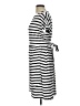 Chaps Stripes White Casual Dress Size L - photo 5