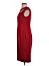 Calvin Klein Solid Red Cocktail Dress Size 4 - photo 5