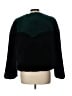 Lucy Wang 100% Polyester Green Faux Fur Jacket Size L - photo 2