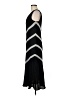 Ann Taylor 100% Polyester Chevron-herringbone Black Cocktail Dress Size 8 - photo 5
