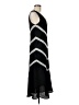Ann Taylor 100% Polyester Chevron-herringbone Black Cocktail Dress Size 8 - photo 4