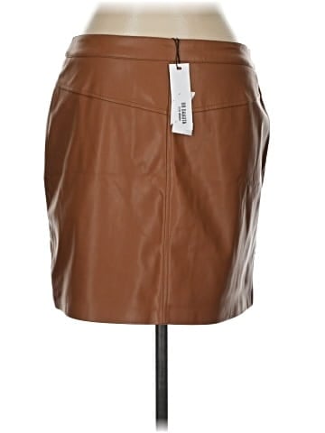 BB Dakota by Steve Madden Faux Leather Skirt (view 2)