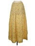 Shein 100% Polyester Floral Yellow Casual Skirt Size 6 - photo 2
