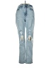 Hollister Hearts Blue Jeans Size 00S - photo 1
