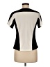 Karen Millen 100% Polyester Ivory Short Sleeve Blouse Size 6 - photo 2
