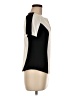 Karen Millen 100% Polyester Ivory Short Sleeve Blouse Size 6 - photo 4