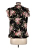 Tamara H. 100% Polyester Floral Black Short Sleeve Blouse Size M - photo 2