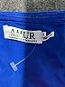 AMUR 100% Recycled Polyester Color Block Blue Cocktail Dress Size 12 - photo 7