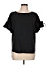 Belle+Sky Black Short Sleeve Top Size 10 - photo 1