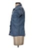 St. John Blue Short Sleeve Blouse Size S - photo 5
