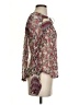 Free People Floral Multi Color Burgundy Long Sleeve Blouse Size XS - photo 4