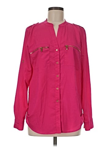 Calvin Klein Long Sleeve Blouse (view 1)