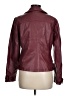 Max Studio 100% Polyurethane Burgundy Jacket Size M - photo 2