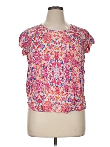 Rose & Thyme Short Sleeve Blouse (view 1)