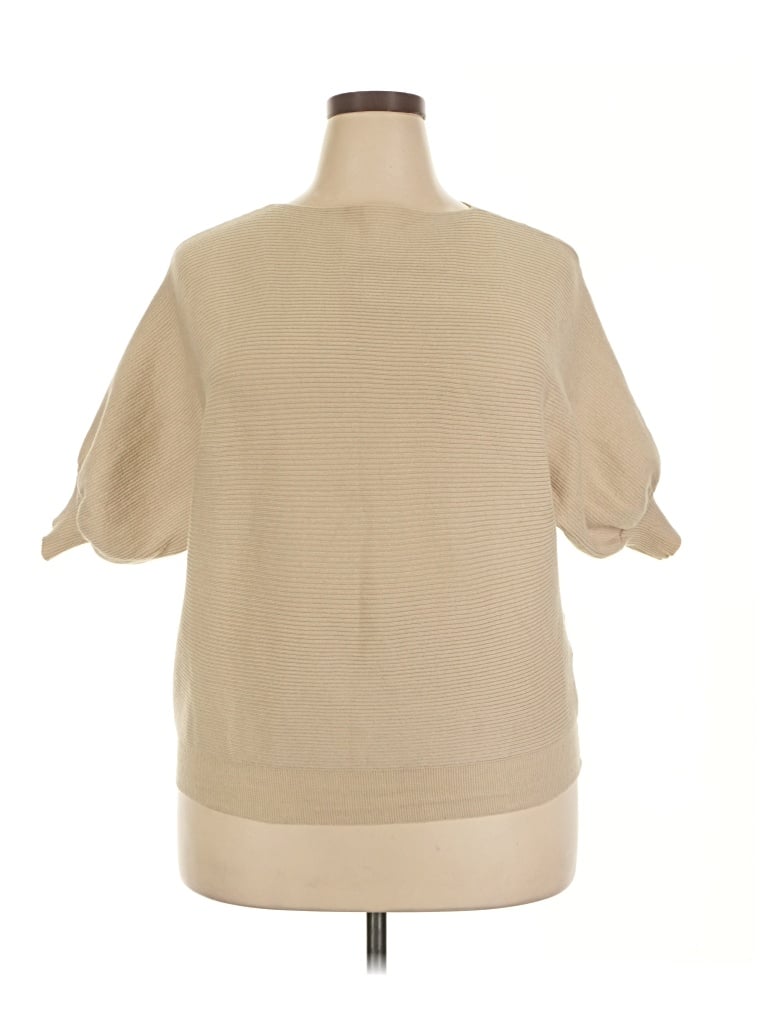 Pre-owned Unbranded Cardigan Sweater In Tan