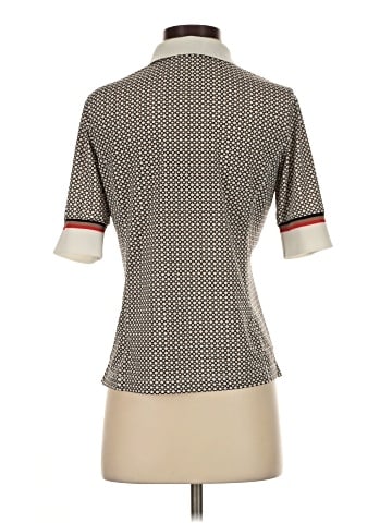 Tail Short Sleeve Blouse (view 2)
