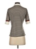 Tail Houndstooth Brown Short Sleeve Blouse Size XS - photo 2