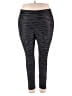 Active by Old Navy Animal Print Black Leggings Size XXL - photo 1