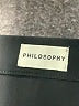Philosophy 100% Other Black Casual Pants Size EU 42 / US 12 - photo 7