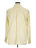 Maison d' Amelie Stripes Yellow Long Sleeve Blouse Size XL - photo 2