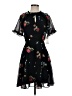 Kensie 100% Polyester Floral Black Cocktail Dress Size 2 - photo 1