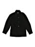 Rafael Solid Black Long Sleeve Button-Down Shirt Size 6 - photo 1
