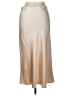 Aqua 100% Polyester Metallic Tan Ivory Formal Skirt Size L - photo 1