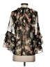 Alice + Olivia 100% Polyester Black 3/4 Sleeve Blouse Size S - photo 2