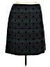 Talbots Polka Dots Plaid Teal Wool Skirt Size 16 - photo 1