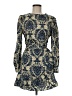 Shein Paisley Blue Cocktail Dress Size 6 - photo 1