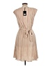 DKNY 100% Polyester Tan Cocktail Dress Size 12 - photo 2