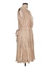 DKNY 100% Polyester Tan Cocktail Dress Size 12 - photo 4