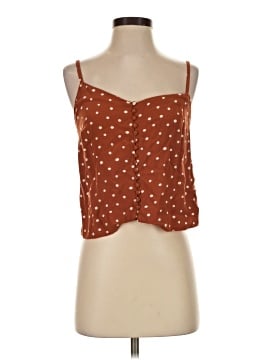 Madewell Button-Down Cami Top in Inkspot Dots (view 1)