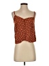 Madewell 100% Viscose Brown Button-Down Cami Top in Inkspot Dots Size 0 - photo 1