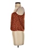 Madewell 100% Viscose Brown Button-Down Cami Top in Inkspot Dots Size 0 - photo 5
