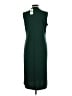 MICHAEL Michael Kors Solid Green Casual Dress Size L - photo 2