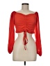 Shein Red 3/4 Sleeve Blouse Size 8/10 - photo 1