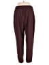 Athleta Solid Burgundy Casual Pants Size L - photo 2