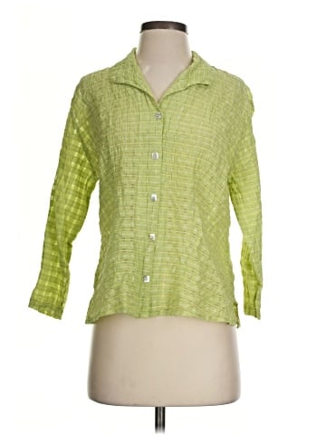 Cut Loose 3/4 Sleeve Button-Down Shirt (view 1)