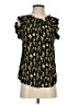 Blu Pepper Black Short Sleeve Blouse Size S - photo 1