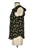 Blu Pepper Black Short Sleeve Blouse Size S - photo 5