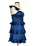 B. Darlin Blue Cocktail Dress Size 5 - 6 - photo 4