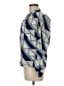 Heritage Road 100% Polyester Argyle Blue 3/4 Sleeve Blouse Size 8 - photo 5
