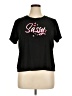 Just Be... Stars Black Short Sleeve T-Shirt Size XL - photo 1