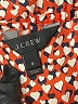 J.Crew 100% Silk Orange 3/4 Sleeve Silk Top Size 0 - photo 7