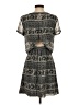 Madewell 100% Polyester Paisley Gray Casual Dress Size 2 - photo 2
