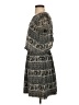 Madewell 100% Polyester Paisley Gray Casual Dress Size 2 - photo 5