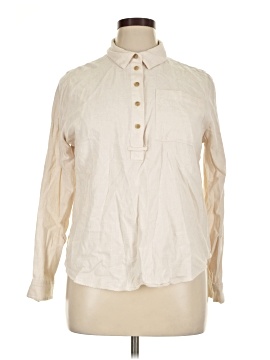 Madewell Flannel Classic Ex-Boyfriend Popover Shirt (view 1)