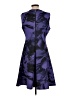 DKNY Graphic Purple Cocktail Dress Size 12 - photo 2